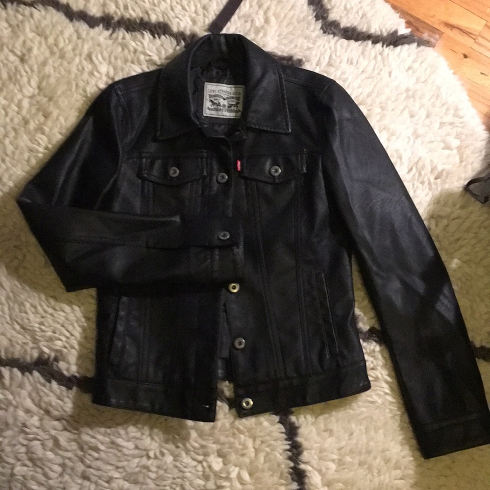 Vegan leather Levi’s jacket